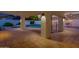 Covered outdoor space featuring tile flooring, string lights and spiral staircase at 5345 E Mclellan Rd # 123, Mesa, AZ 85205