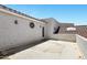 A spacious rooftop patio for entertaining or relaxing under the sun with stucco walls at 5345 E Mclellan Rd # 123, Mesa, AZ 85205