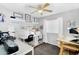 Office space with sewing machines and crafting supplies at 5711 E Gable Ave, Mesa, AZ 85206