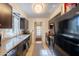 Kitchen features black appliances, granite counters and lots of light at 602 E Colgate Dr, Tempe, AZ 85283