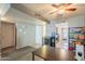 Open concept dining area flows to the kitchen; neutral tones throughout at 602 E Colgate Dr, Tempe, AZ 85283