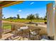 Covered patio offers golf course views and a cozy spot to enjoy the outdoors at 7424 N Via Camello Del Norte -- # 185, Scottsdale, AZ 85258