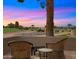 Secluded patio with views of the scenic golf course is an ideal place to unwind and savor the outdoors at 7424 N Via Camello Del Norte -- # 185, Scottsdale, AZ 85258