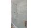 Elegant glass shower with custom tile work and modern fixtures, providing a spa-like bathroom experience at 7424 N Via Camello Del Norte -- # 185, Scottsdale, AZ 85258