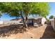 Backyard with low maintenance landscaping, patio and perimeter fencing at 1376 E Rosemary Trl, Casa Grande, AZ 85122
