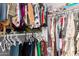 Walk-in closet with double hanging rods, shelving, and lots of space for storage at 1376 E Rosemary Trl, Casa Grande, AZ 85122