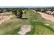Picturesque view of the community golf course showing sand traps and greens at 1410 S Boulder St # A, Gilbert, AZ 85296