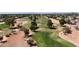 Scenic aerial view of the community golf course showcasing lush green fairways at 1410 S Boulder St # A, Gilbert, AZ 85296