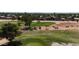Scenic aerial view of the lush community golf course featuring mature trees at 1410 S Boulder St # A, Gilbert, AZ 85296