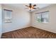 Bedroom with natural light and carpet flooring at 1710 S Parkcrest St, Gilbert, AZ 85295