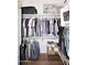 Well-organized closet with shelves and hanging rods, maximizing storage space at 2727 S 160 Ln, Goodyear, AZ 85338