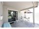 Covered patio with patio furniture and sliding glass door at 2727 S 160 Ln, Goodyear, AZ 85338