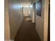 Inviting hallway with carpet flooring and white walls that leads to the front door at 2981 S 257Th Ave, Buckeye, AZ 85326