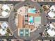 From above, the community boasts a recreation center with a pool, tennis courts, and a vibrant outdoor gathering space at 4065 E University -- # 433, Mesa, AZ 85202