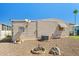Exterior of home, showing low maintenance yard, air conditioner and awning window at 4065 E University -- # 433, Mesa, AZ 85202