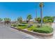 Well-manicured landscaping at the Briarwood gated community entrance at 7302 E Rose Ln, Scottsdale, AZ 85250