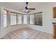 Sunny breakfast nook with large windows and neutral finishes, a perfect place to enjoy your morning coffee at 7344 E Flower Ave, Mesa, AZ 85208