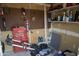 Interior view of the shed, showcasing storage and tools at 8334 N 55Th Ave, Glendale, AZ 85302