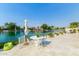 Elegant outdoor dining area on a waterfront patio, ideal for enjoying scenic views at 1502 E Treasure Cove Dr, Gilbert, AZ 85234
