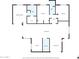 Layout of home including bedrooms, bathrooms, living room, kitchen and laundry room at 15226 N 51St St, Scottsdale, AZ 85254