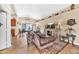 Comfortable living room showcasing hardwood floors, modern lighting, and an open layout at 15226 N 51St St, Scottsdale, AZ 85254
