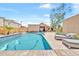 Pool with chaise lounge chairs and an inviting outdoor living area at 15226 N 51St St, Scottsdale, AZ 85254