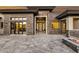 Stunning stone-clad home with a spacious courtyard and a modern entrance at 16119 N Desert Fox Pkwy, Fountain Hills, AZ 85268