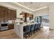 Beautiful kitchen with a large island, sleek countertops, and modern stainless steel appliances at 16119 N Desert Fox Pkwy, Fountain Hills, AZ 85268