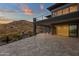 Beautiful patio with views of the mountains and a glimpse into the luxurious interior at 16119 N Desert Fox Pkwy, Fountain Hills, AZ 85268