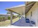 Extended covered patio provides ample space for outdoor activities, with a green yard at 2046 E Downing St, Mesa, AZ 85213