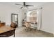 Office space featuring two work stations and natural light at 2418 E Hermosa Dr, Tempe, AZ 85282