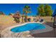Private backyard oasis with a refreshing pool, patio area, and plenty of space for entertaining at 24648 N 40Th Ln, Glendale, AZ 85310