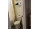 Small white bathroom with shiplap walls and simple decorations at 30178 N Coral Bean Dr, San Tan Valley, AZ 85143