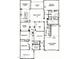 Detailed floor plan showcasing the layout of the home, including bedrooms, bathrooms, kitchen, and living spaces at 30374 N 124Th Dr, Peoria, AZ 85383