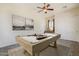 Elegant game room with a billiard table, recessed lighting, and stylish sliding door closet at 30374 N 124Th Dr, Peoria, AZ 85383