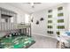 bedroom with themed bunk beds and a dedicated study area with a white desk at 3938 E Appaloosa Rd, Gilbert, AZ 85296