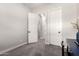 Neutral bedroom boasting a view of two doorways that allow for easy access at 3938 E Appaloosa Rd, Gilbert, AZ 85296