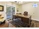 Office featuring wood desk and natural light at 4836 E Moonlight Way, Paradise Valley, AZ 85253