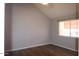 Light filled bedroom with ceiling fan and neutral paint at 2144 E Center Ln # 3, Tempe, AZ 85281