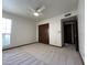 Carpeted bedroom with closet and ceiling fan at 2169 E Bishop Dr, Tempe, AZ 85282