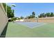 Outdoor tennis court for residents' recreation with green and blue colors at 2169 E Bishop Dr, Tempe, AZ 85282