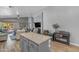 Spacious kitchen island with countertop perfect for casual dining or meal preparation at 3373 W Five Mile Peak Dr, San Tan Valley, AZ 85144