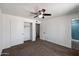Cozy bedroom with fresh paint and modern ceiling fan at 3850 E Ludlow Dr, Phoenix, AZ 85032