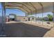 Spacious backyard featuring a large covered patio area, swimming pool, and plenty of space for outdoor enjoyment at 4025 E Surrey Ave, Phoenix, AZ 85032