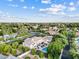 Stunning aerial view of the estate showcasing the pool, manicured grounds, and overall neighborhood at 4040 E Mclellan Rd # 16, Mesa, AZ 85205