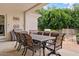 Elegant outdoor dining area on the covered patio, perfect for entertaining guests and Gathering at 4040 E Mclellan Rd # 16, Mesa, AZ 85205