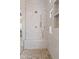 Elegant walk-in shower featuring pebble floor, built-in bench, and multiple shower heads at 4040 E Mclellan Rd # 16, Mesa, AZ 85205