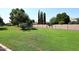Large green space with well-maintained grass and landscaping at 9419 E Riviera Dr, Scottsdale, AZ 85260