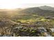 Stunning aerial view of the golf course community, highlighting the lush greenery and beautiful homes at 9894 E Miramonte Dr, Scottsdale, AZ 85262