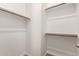 This spacious closet is complete with racks at 10502 W Bronco Trl, Peoria, AZ 85383